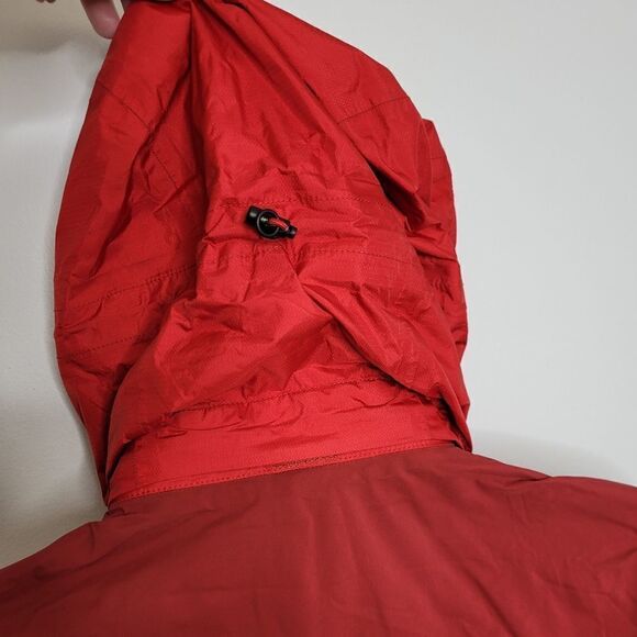 MARMOT jacket burgundy red precip eco packable coat M - Picture 6 of 17